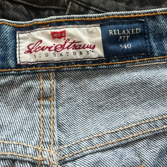 Vintage Levi's Orange Tab 540 Relaxed Fit Faded Dad Jeans Blue Wash Baggy 37x29